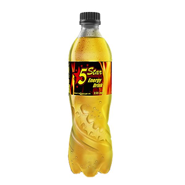 5 Star Energy Drink Bottled 350ml (pack)